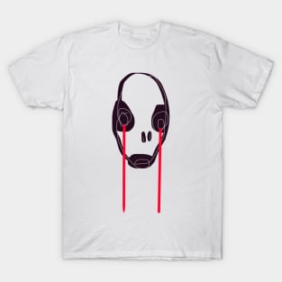 Red Tears - Hand Drawn Digital Print by ObKrux T-Shirt